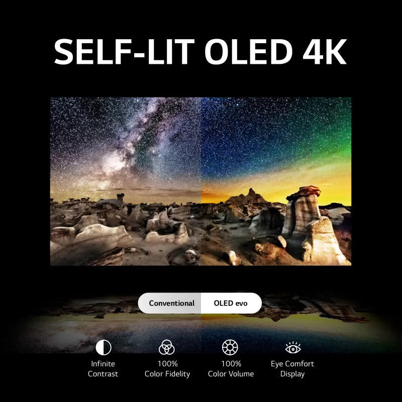 تلفزيون ال جي 55 بوصة سمارت OLED evo بدقة 4K UHD بريموت ماجيك - OLED55CS3VA